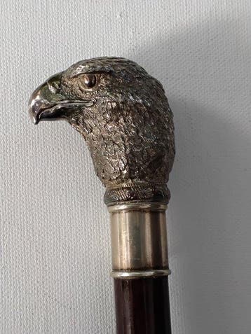 Canne de marche - Argent 925 - Fratelli Magrino 1980, Antiquités & Art