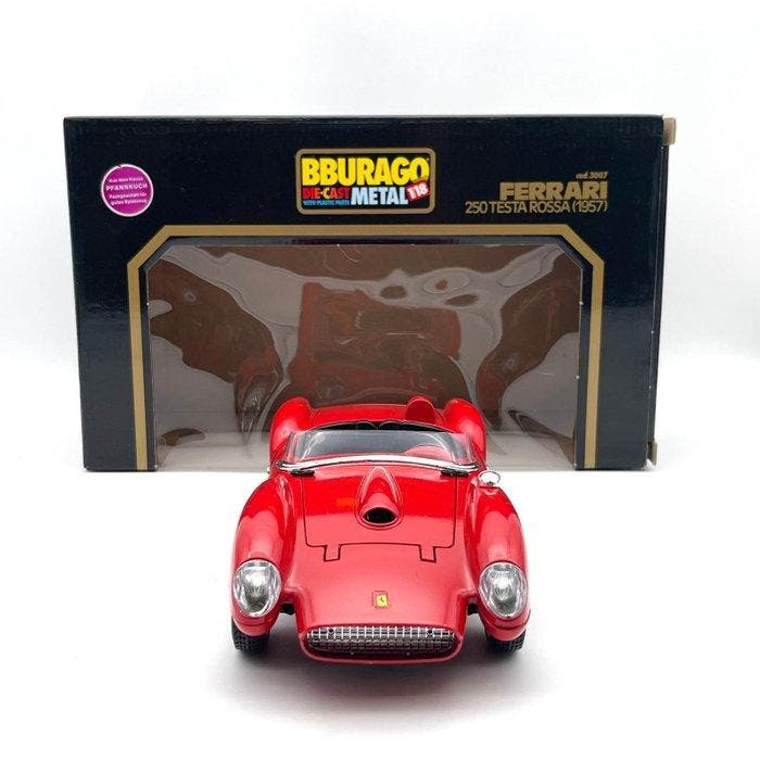 Bburago 1:18 - Modelauto - Ferrari 250 Testa Rossa (TR) -, Hobby en Vrije tijd, Modelauto's | 1:5 tot 1:12