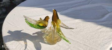 Made Murano Glass - Sculpture, Hummingbird sculpture - 25.5, Antiek en Kunst