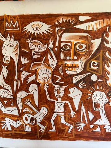 Freda People - Guernica Abstract Collection XL, Antiquités & Art