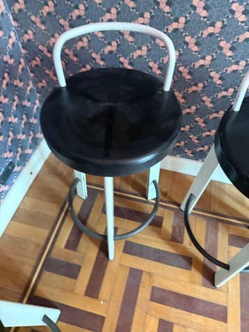Seccose - Seccose - Tabouret (5) - Acier - Modèle Dep, Antiquités & Art
