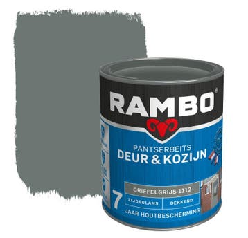 Rambo Pantserbeits Deur & Kozijn Dekkend Griffelgrijs 1.5L, Verzenden, Nieuw
