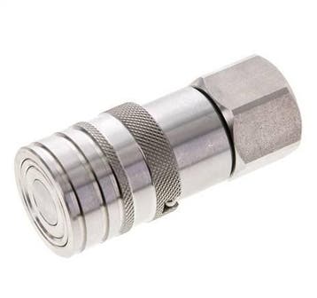 Acier inoxydable DN 10 à face plate pour prise hydraulique G, Doe-het-zelf en Bouw, Verzenden, Nieuw