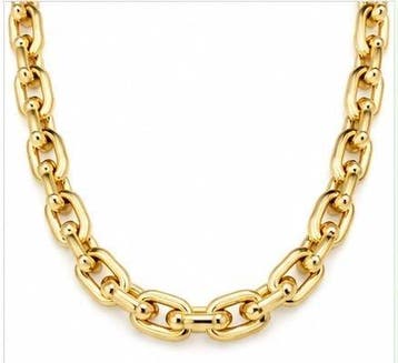 Sans prix de réserve - Collier ras du cou Argent, Plaqué or