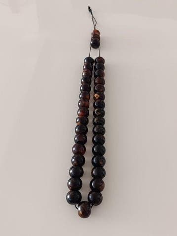 Chapelet - Ambre - 1970-1980 - Chapelet de perles de prière
