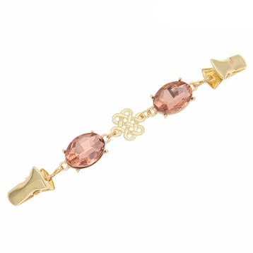 Fako Bijoux - Vestsluiting - Vestclip - Ovale Steen - Oud, Verzenden