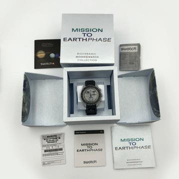 Omega x Swatch - Mission to Earthphase - Sans prix de, Bijoux, Sacs & Beauté, Montres | Hommes