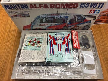 Tamiya 1:24 - Model sportwagen - Alfa Romeo 155 V6 TI, Nieuw