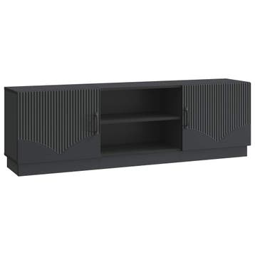 vidaXL TV Kast Zwart 150 x 31 x 47 cm Bewerkt hout, Verzenden, Nieuw