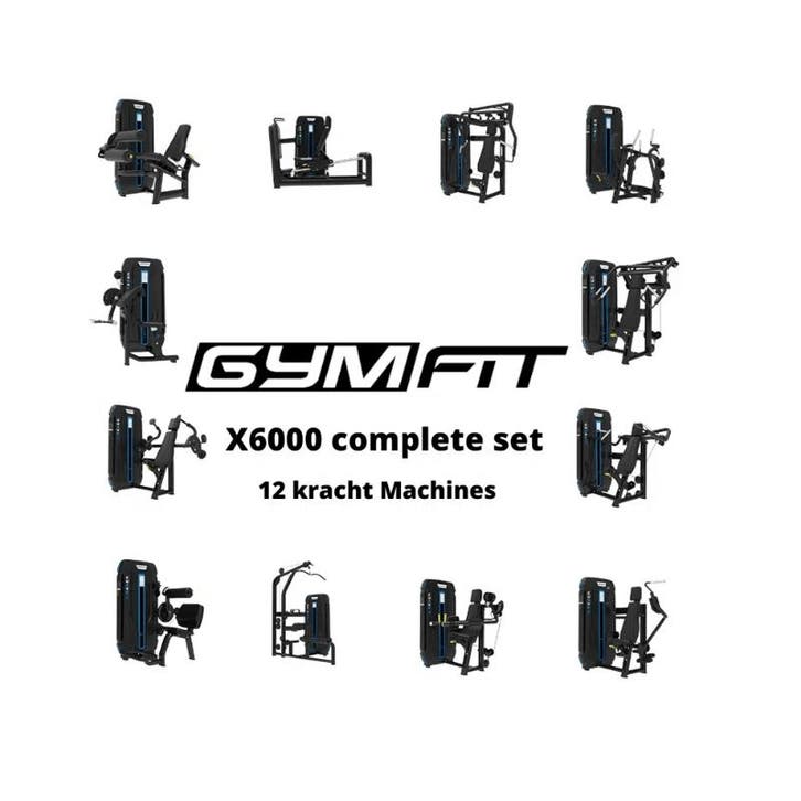 Gymfit - Luxury-line - Complete Kracht Set - 12 Apparaten -, Sport en Fitness, Fitnessapparatuur, Nieuw, Ophalen of Verzenden