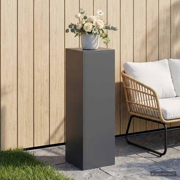 vidaXL Plantenstand Antraciet 30 x 30 x 100 cm Roestvrij, Jardin & Terrasse, Verzenden
