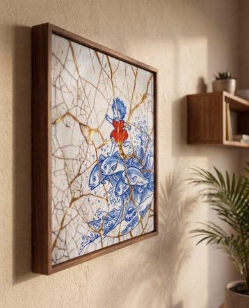 MEDSAN - Kintsugi Ponyo on the Great Wave () -