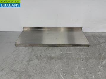 Etagère murale en acier inoxydable 80 x 30 cm Horeca, Verzenden