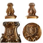 Decoratief ornament - Italië - Basamento - XVIIe eeuw, Antiek en Kunst