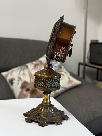 Pendule de cheminée - Antique Laiton, Bronze, Cuivre -
