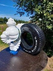 Beeld, beeld mascotte banden (bibendum) - 45 cm - polyresin