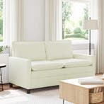 vidaXL bank / zetel Crèmekleurig 156 x 81 x 87,5 cm Stof, Huis en Inrichting, Zetels | Zetels, Verzenden, Nieuw