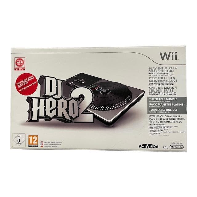 DJ Hero 2 + Draaitafel (Game Sealed) (NINTENDO WII), Consoles de jeu & Jeux vidéo, Jeux | Nintendo Wii, Envoi