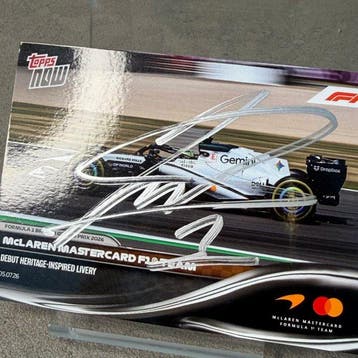 Mclaren - Topps Now - Debut Heritage - Inspired Livery (047)