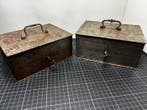 Beaumont - Doos (4) - Metaal - 4 vintage metalen dozen