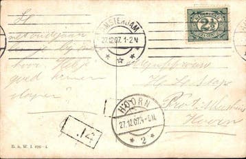 Klederdracht - Ansichtkaart (280) - 1900-1999, Gelopen