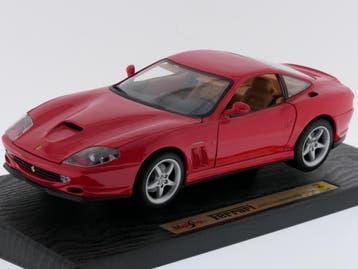 Schaal 1:18 Maisto 31839 Ferrari 550 Maranello (1996) #9642, Hobby en Vrije tijd, Modelauto's | 1:18, Ophalen of Verzenden, Gebruikt