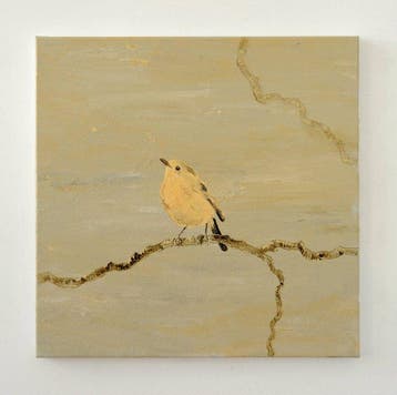 Matthieu van Riel - Bird on a Branch, Antiquités & Art