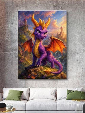 Shayer - SPYRO – Guardian of the Dragon Realm - XL - 60x80cm