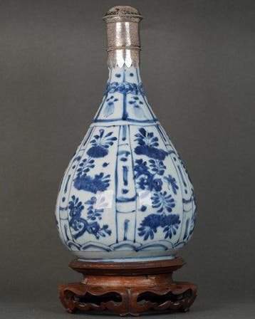 Flesvaas - Porselein - China - Wanli (1572-1619) - Insecten,