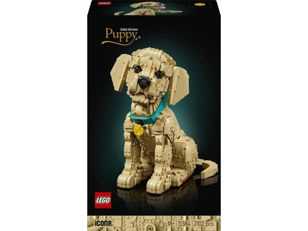 Veiling - LEGO Icons Puppy – Golden Retriever – Bouwset, Verzamelen, Complete verzamelingen en Collecties