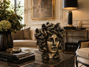 sculptuur, Medusa - Bronze Color - 20,5 cm - Hars - 2026
