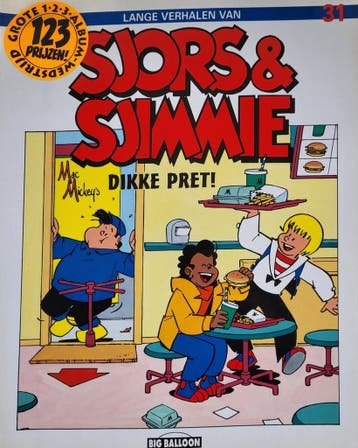Sjors en Sjimmie no 31: Dikke pret! 8711854120166, Boeken, Verzenden, Gelezen, Big Balloon