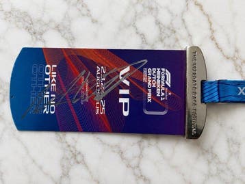 Max Verstappen - Paddock Vip Pass, Nieuw