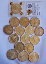Italië. 500 Lire argento (16 monete)