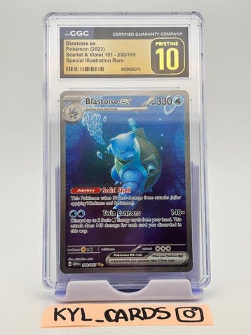 Pokémon - 6 Graded card - Pikachu, Tortank, Luxray,, Hobby & Loisirs créatifs