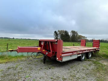 Gheysen & Verpoort dieplader met twee assen kantelbaar