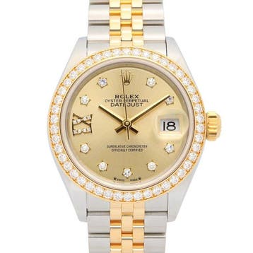 Rolex - Datejust 28 Diamond Bezel Random Number - 279383RBR
