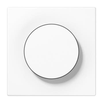 Jung LS Serie Rotary Dimmer Afdekking Alpine Wit - LS1740WW, Verzenden
