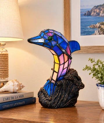 Tiffany - Lamp - Dauphin (erfgenaam van de Franse troon) -, Antiquités & Art