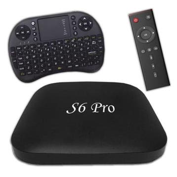 S6 Pro 4K TV Box Mediaspeler Android Kodi - 2GB RAM - 16GB, Verzenden
