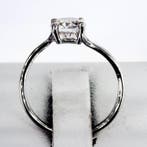 Zonder minimumprijs - Verlovingsring - 14 karaat Witgoud -