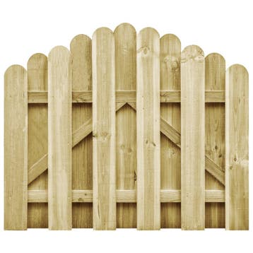 vidaXL Poort 100x75 cm groen geïmpregneerd grenenhout, Verzenden