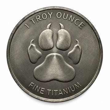 Verenigde Staten. 2027 1 oz Titanium Lydian Lion Round BU
