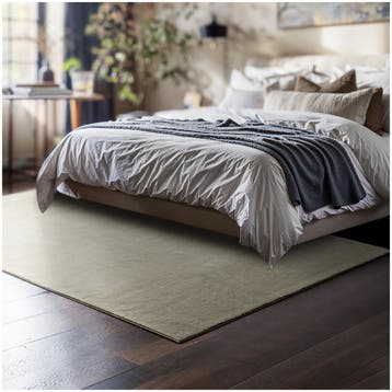 Kortpolig vloerkleed Soft Zone - 120 x 170 cm, zandkleur, Verzenden, Nieuw