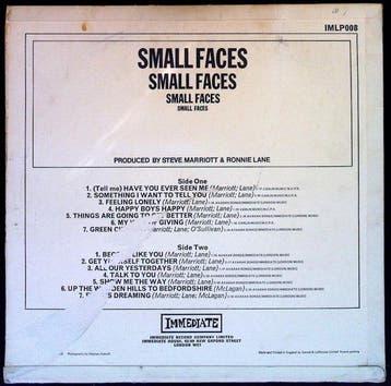 Small Faces - Small Faces - LP album (op zichzelf staand