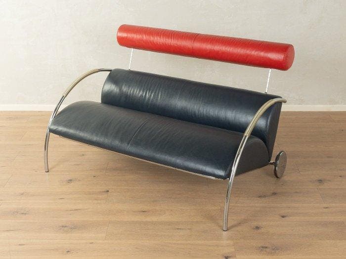 Cor - Peter Maly - Sofa - Leder, Verchroomd, Staal - 1980s, Antiquités & Art, Art | Objets design