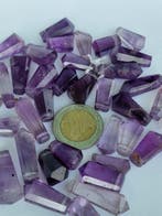 Améthystes naturelles perçées – Améthyste violette polie