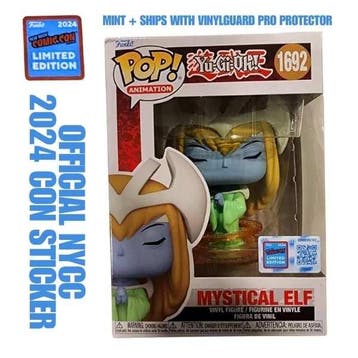 Funko Pop  Yugioh Mystical Elf 1692 NYCC 2024 OFFICIAL CON, Verzenden