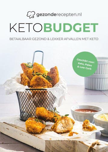 Keto / Koolhydraatarm Budget / Gezonderecepten.nl, Verzenden, Zo goed als nieuw, Recept voor Succes B.V.