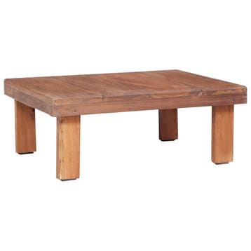 vidaXL Salontafel 60x45x23 cm massief mahoniehout, Verzenden, Nieuw